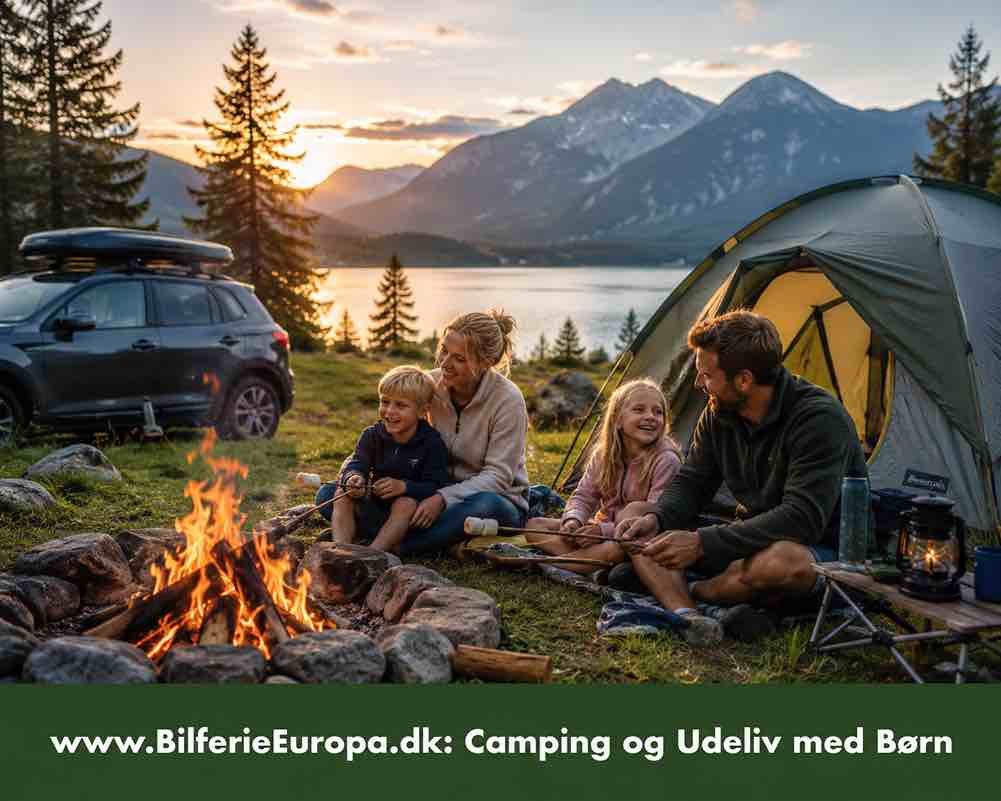 Camping udeliv med børn