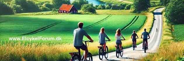 Bilferie med elcykler