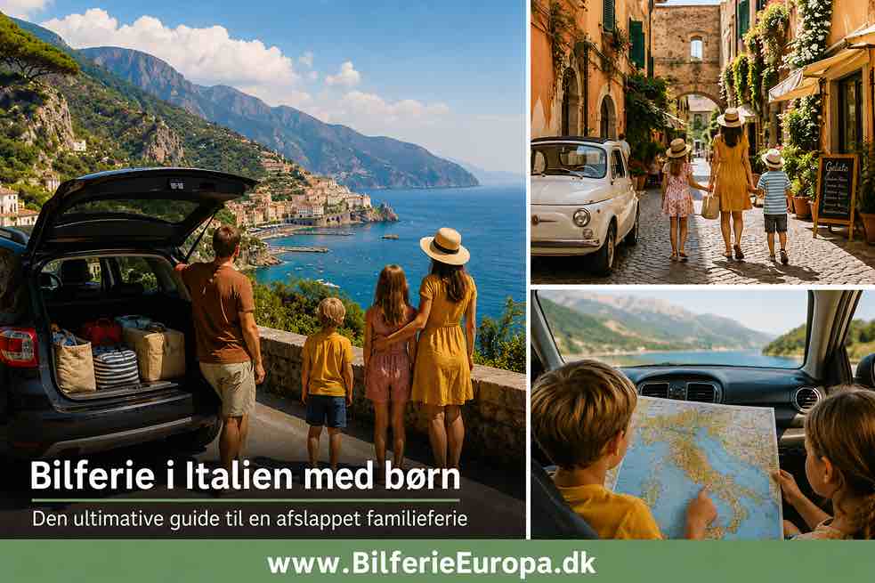 Bilferie i Italien med børn